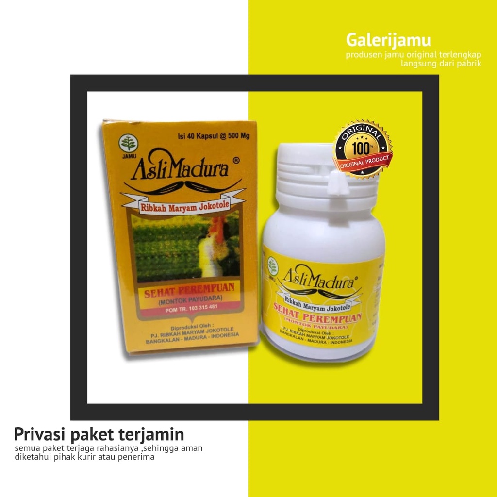 JAMU MONTOK PAYUDARA KAPSUL BOTOLPEMBESAR DAN PENGENCANG PD