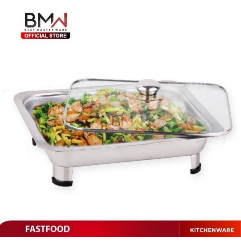 Jual Tempat Makan Prasmanan Fast Food Chafing Dish / Wadah Saji Lauk ...