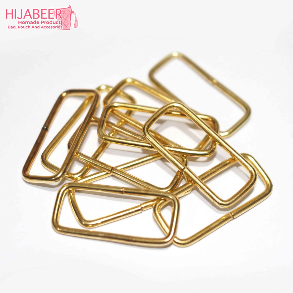 Ring Kotak Emas – Ring Tas 3,8 cm 3mm /10pcs