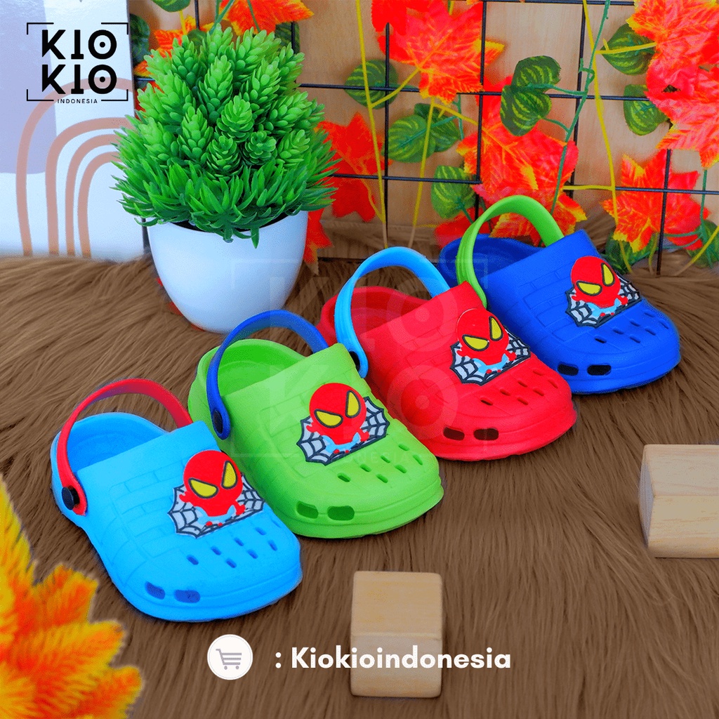 Sandal Sepatu Anak bakpao Karet / Sandal Baim Anak / Sandal Kodok Anak Empuk Nyaman Anti Slip size 19 s/d 29