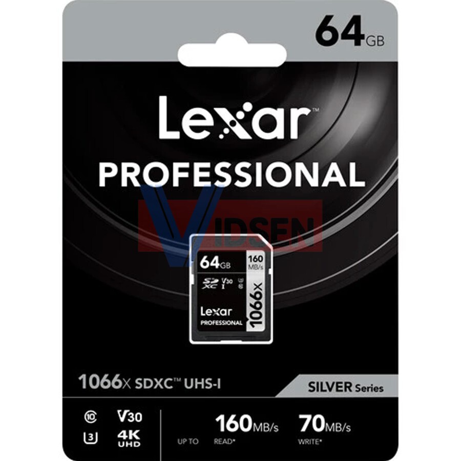 Lexar Professional SDXC / SD Card 64Gb 160MBps 1066x