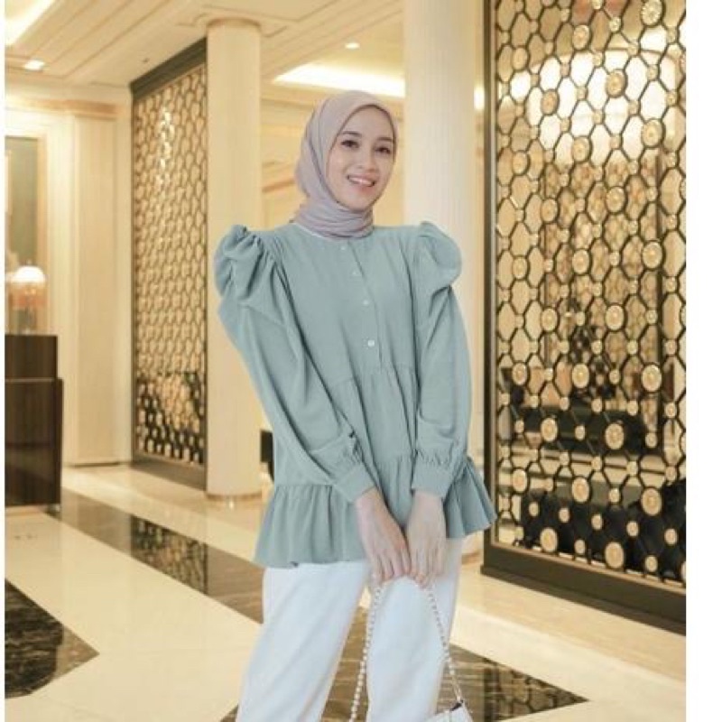 puff belle blouse by vanilla hijab