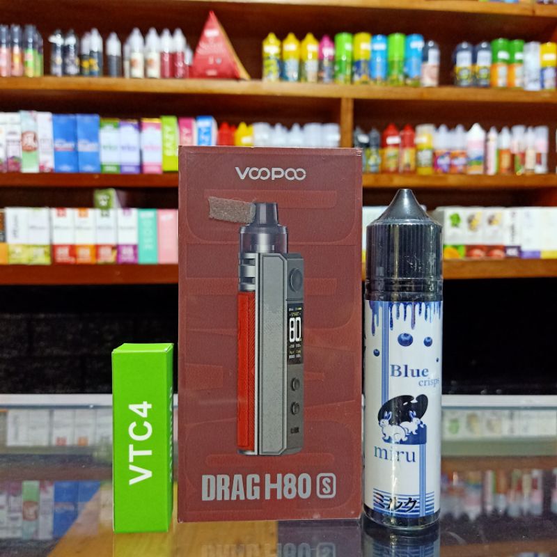 Jual VAPE POD MOD FAPE VAPOR PSK PAKET SIAP KEBUL VOOPOO DRAG H80S ...