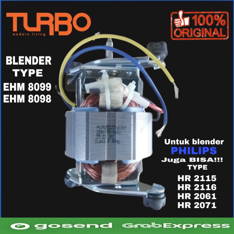 Dinamo Mesin Motor Blender Turbo Philips