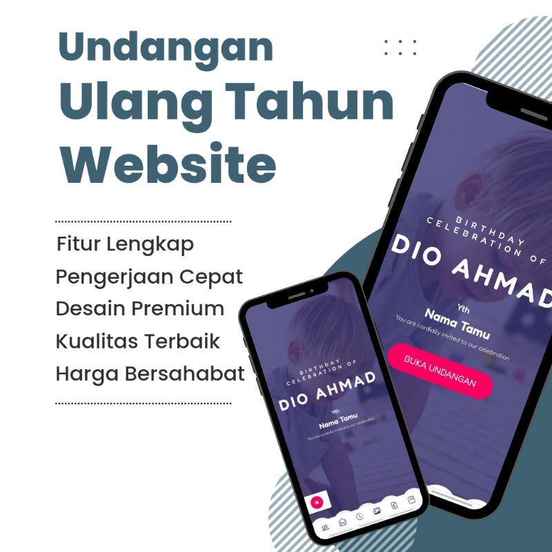 Undangan Digital Website Ulang Tahun Anak dan Aqiqah Anak