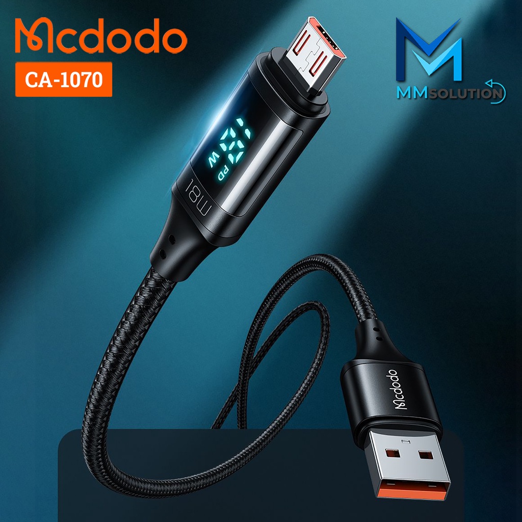 MCDODO CA-1070 Kabel Data Micro USB Digital Display FAST Charging