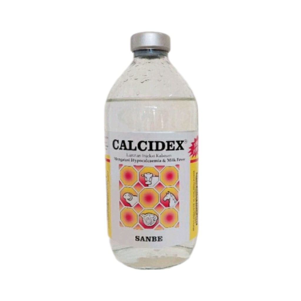 Sanbe Farma / Calcidex 500 ml mengatasi Sapi Ambruk & Hipocalcemia Pada Ternak