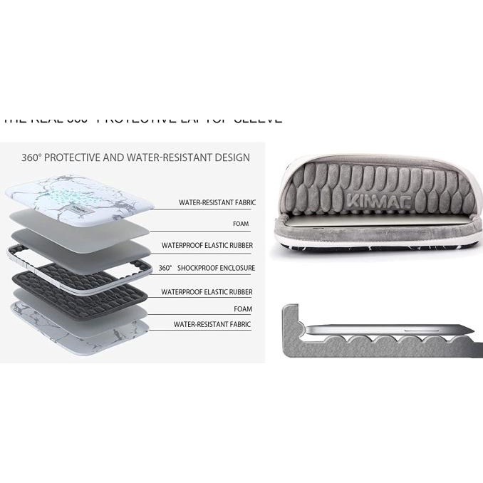 Kinmac Embroidery 360Protective Waterproof Laptop Case Sleeve 13inch