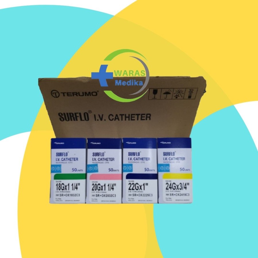 Jual Terumo Surflo Iv Catheter / Abbocath 18 /20 /22 /24 Shopee Indonesia