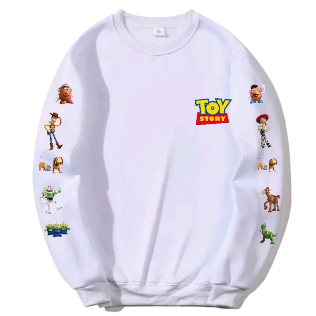 SWEATER WANITA TOY STORY OVERSIZE OBLONG CREWNECK WANITA