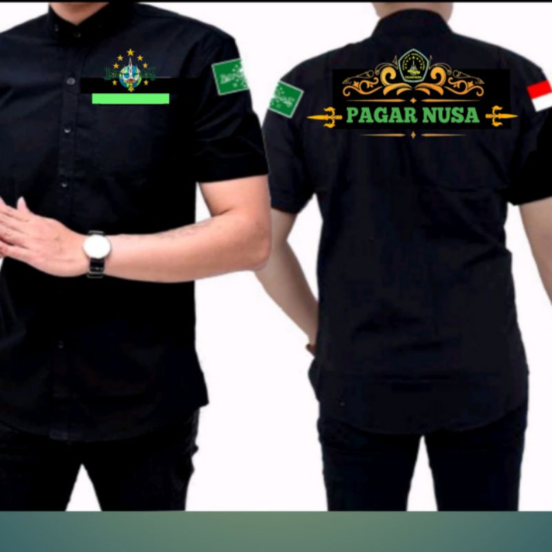 Kemeja pagar Nusa full bordir simpel