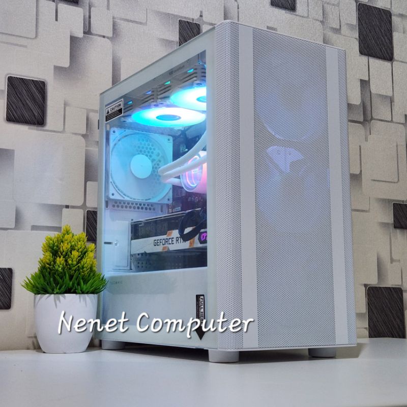Bergaransi (GGP) PC Gaming AMD Ryzen 5 5600X RTX 3060 12GB 32GB NVMe Mid - High 2022 Termurah di