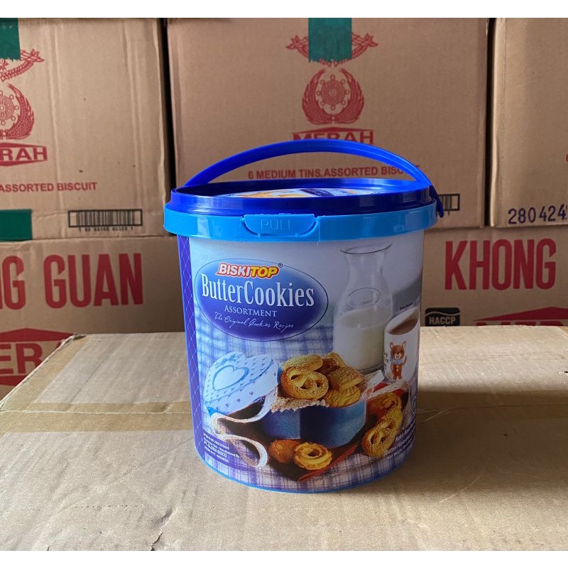 Jual kue kaleng Biskitop Butter Cookies EXP 2024 Biskitop Timbo