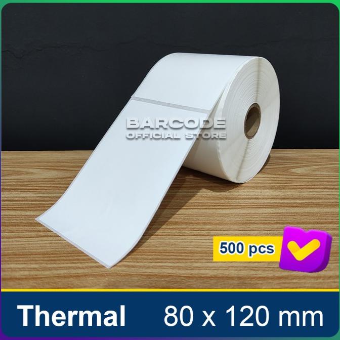 

LABEL BARCODE DIRECT THERMAL 80X120MM STIKER LABEL THERMAL ISI 500 PCS