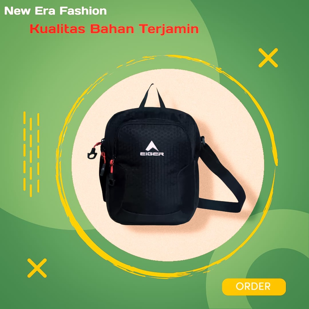 PROMO BIG SALLE TAS SELEMPANG EIGER2299 / TAS SLINGBAG BAHU PRIA TERBARU PREMIUM / TAS PINGGANG PRIA