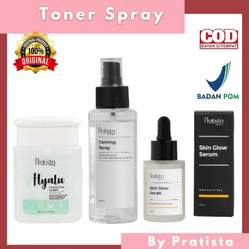 PRATISTA CALMING SPRAY CICA HYDRATING MIST HYALU TONER FACE MIST CALMING SPRAY PRATISTA TONER 100ML