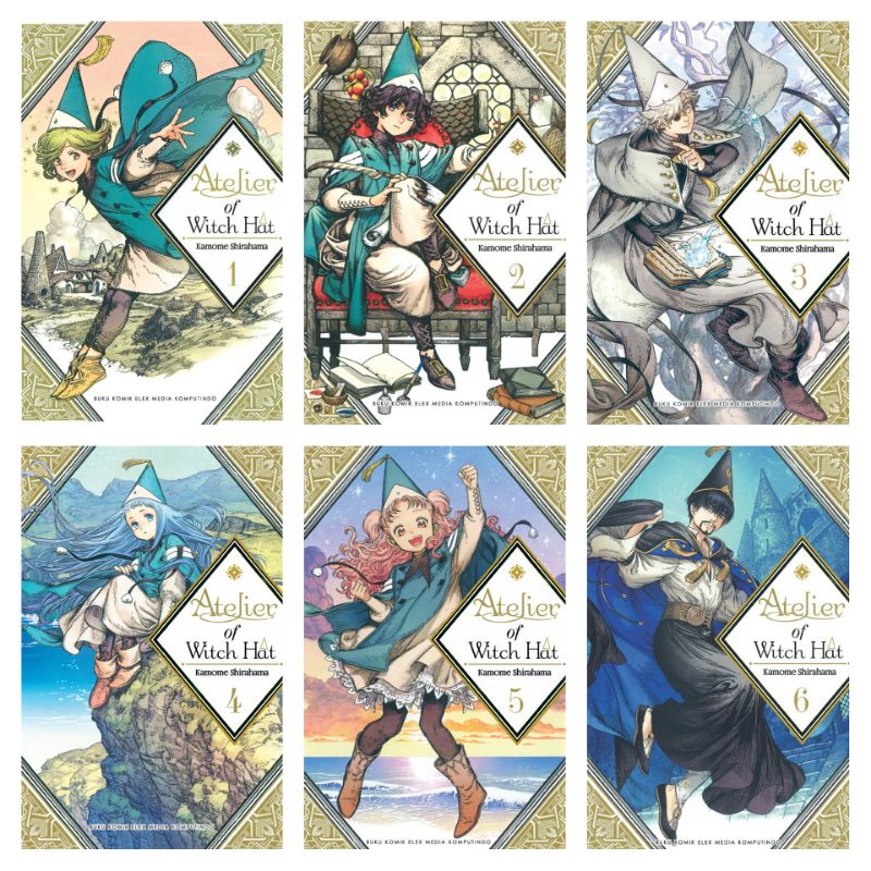 Buku Komik Atelier of Witch Hat Vol. 1 6 7 8 9 10 by Kamome Shirahama