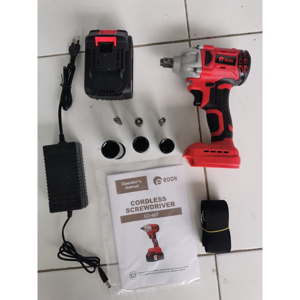 EDON 48T CORDLESS IMPACT WRENCH TOOLS BRUSHLESS 48V | JLD 48s