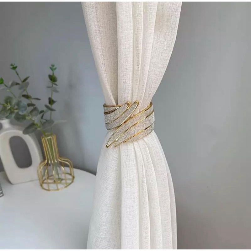 Ring Pengikat Ikat Gorden Mewah Unik Gold Emas Aesthetic Mewah