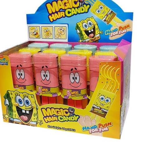 

JAMAN NOWH➤ Korean Magic Hair Candy / Korea Viral Squidward Spongebob Candy / Magic Hair Candy Viral [PAM]