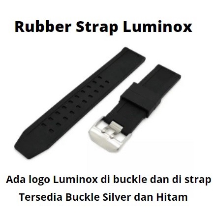 Jhg Tali Jam Luminox Rubber Strap Luminox 3050 3080 3150 8800