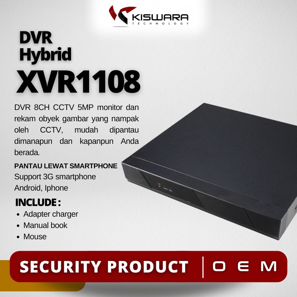 DVR 4CH Hybrid CCTV 5MP XVR1104 Universal XVR VIEW