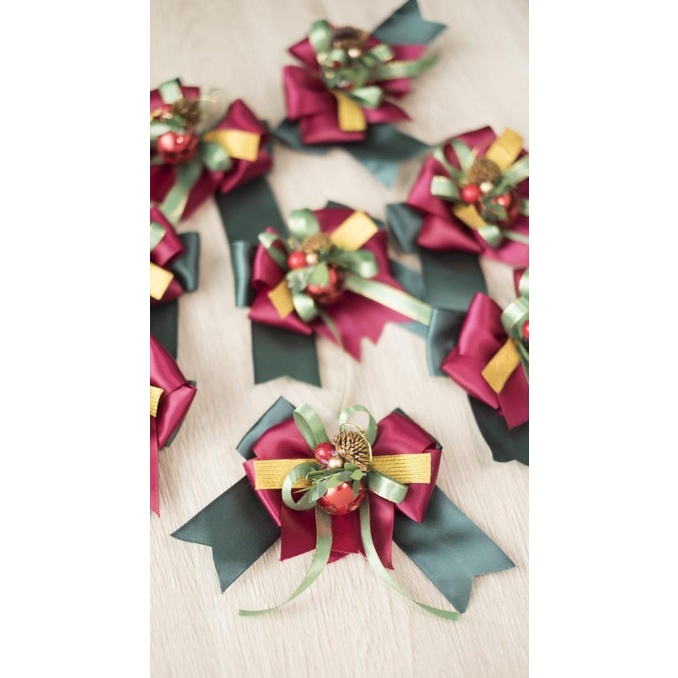 

[BISA COD] Pita Natal / Dekorasi Natal / Akesoris Pita Natal