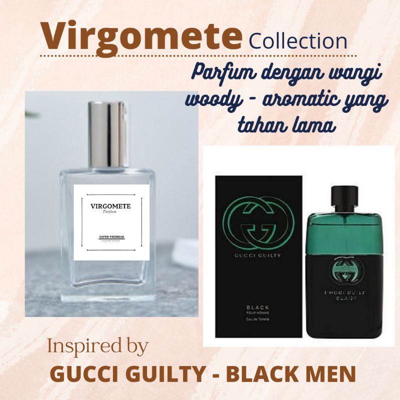 VIRGOMETE PARFUM PRIA | GUCCI GUILTY BLACK | SUPER WANGI TAHAN LAMA HINGGA 12 JAM