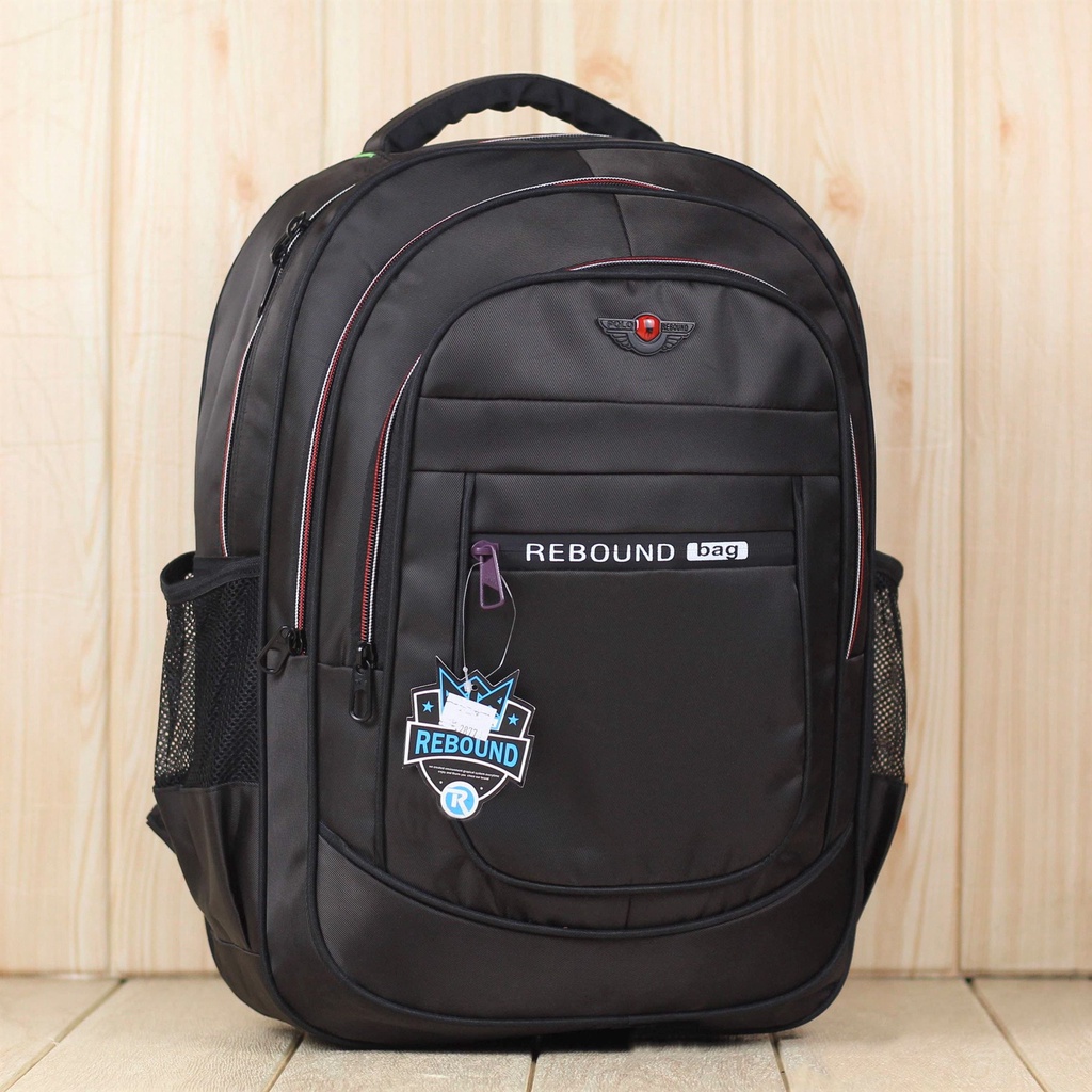 Tas Ransel Kuliah Gendong Sekolah Sma Rebound Bag Coklat Backpack Punggung Pria Ransel Polo Tebal Tas Promo Smp Sma Punggung Kuat Pria Keren Distro Kerja