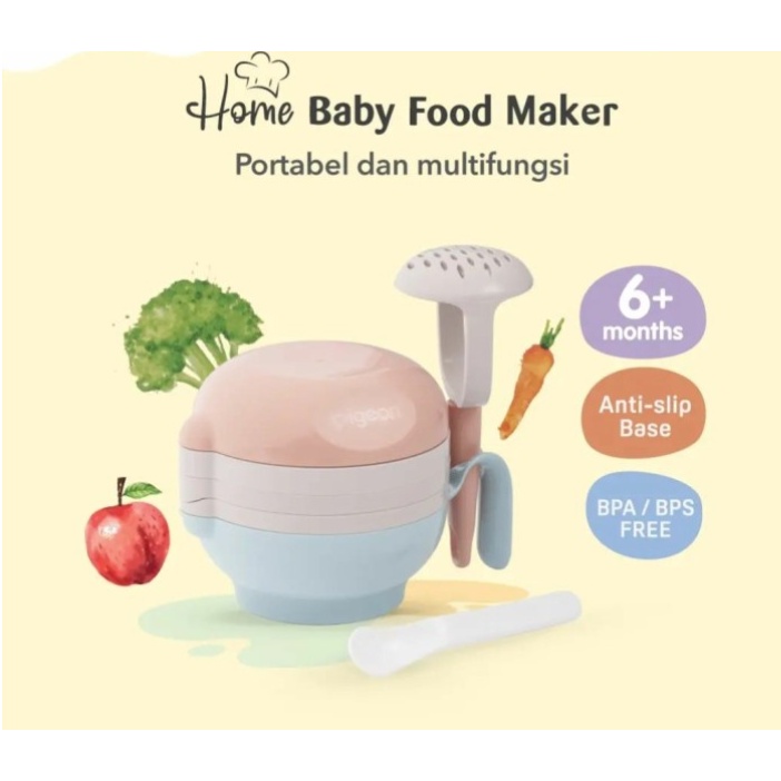 Pigeon Home Baby Food Maker | Paket Pembuat MPASI Bayi