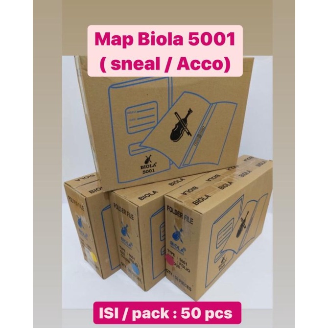 

TERMURAH Map Biola 5001 (1 karton) Snel / Acco