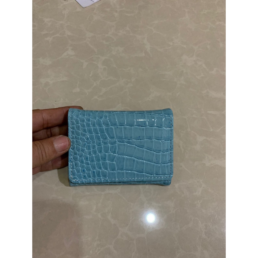 DW-06 Dompet Lipat Wanita Mini CROCO