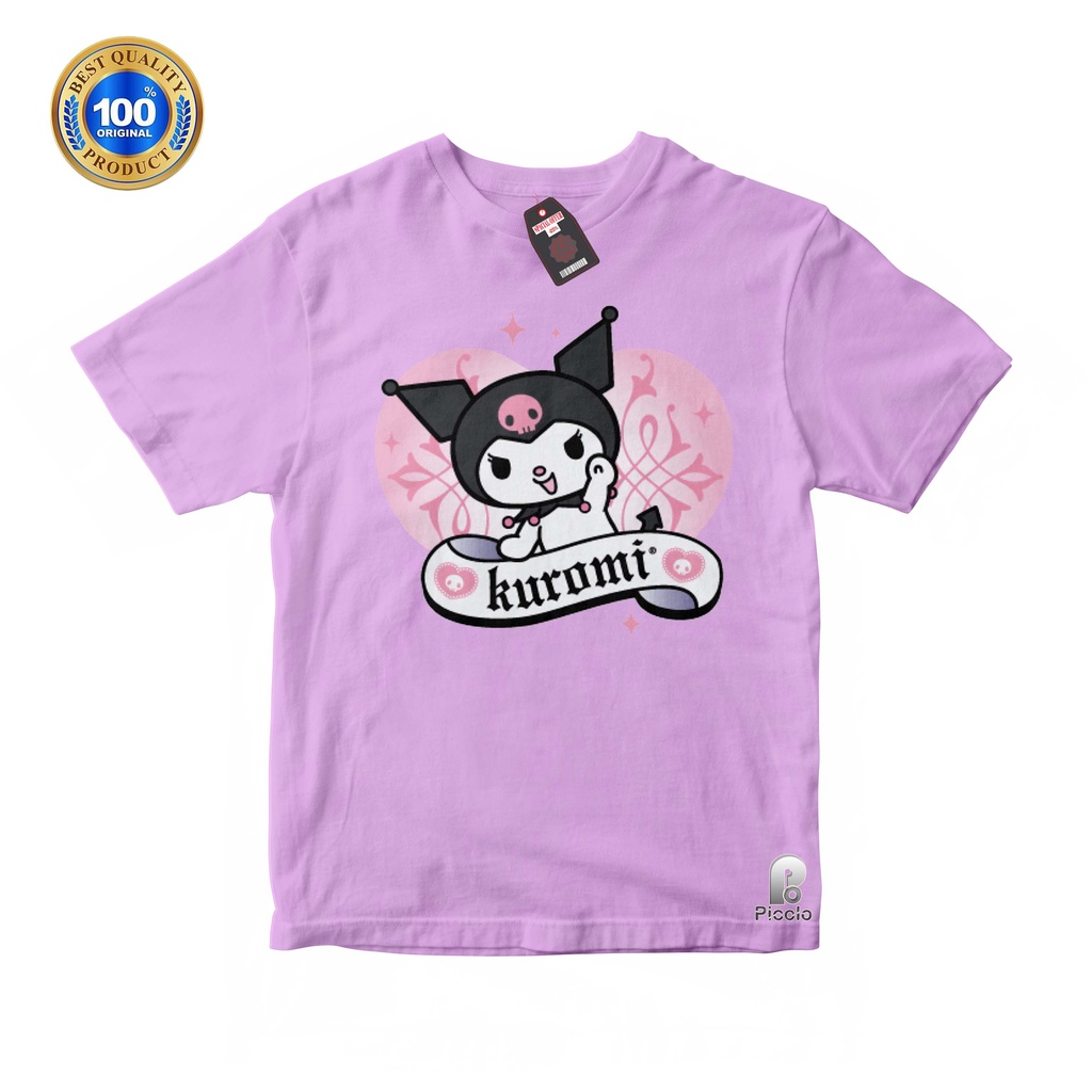 BAJU ANAK KAOS ATASAN ANAK MY MELODY KUROMI Bahan COTTUN (FREE NAMA)