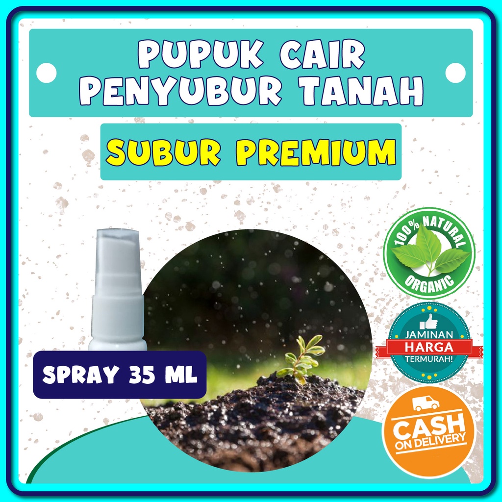 VITAMIN PENYUBUR TANAH 35 ml Penyubur Tanah Tanaman Pupuk Penyubur Tanah Alami Refil Tarmurah Penyub