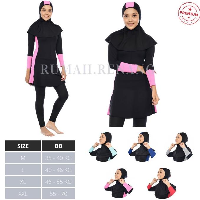 Baju Renang Muslimah Dewasa Baju Renang Perempuan Remaja Baju Renang