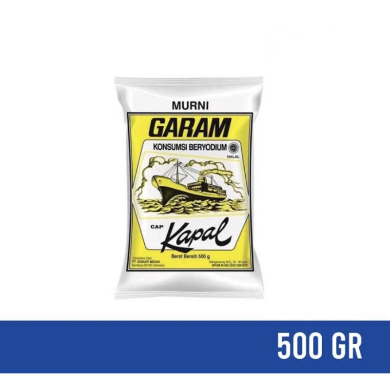 

Garam Kapal Beryodium 500 gr
