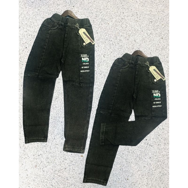 CELANA JEANS ANAK COWOK LAKI IMPORT (6-10T) CELANA JEANS ANAK WARNA HITAM