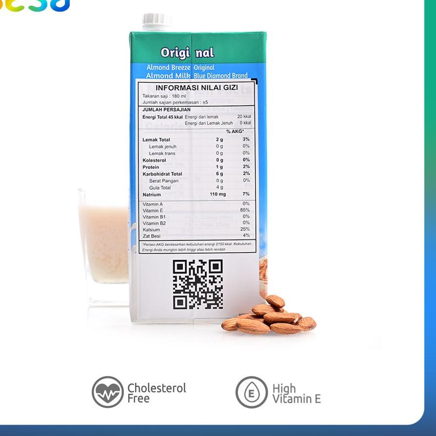 

COD✔️Blue Diamond - Almond Breeze Milk Original 946 ml|KD4