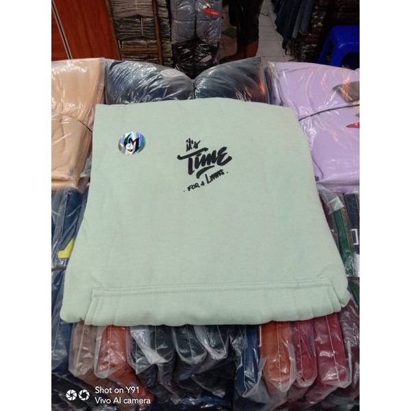 jaket hodie TIME/jaket hodie LUMINOS  pria,wanita size : L,XL