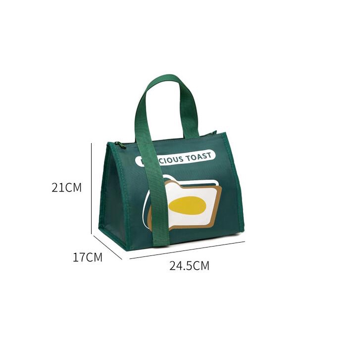 Tas Bekal Cooler Bag Waterproof Tahan Panas Tas Makan Anak Sekolah Tas Bekal Kantor Anti Air Dengan Thermal Tahan Panas