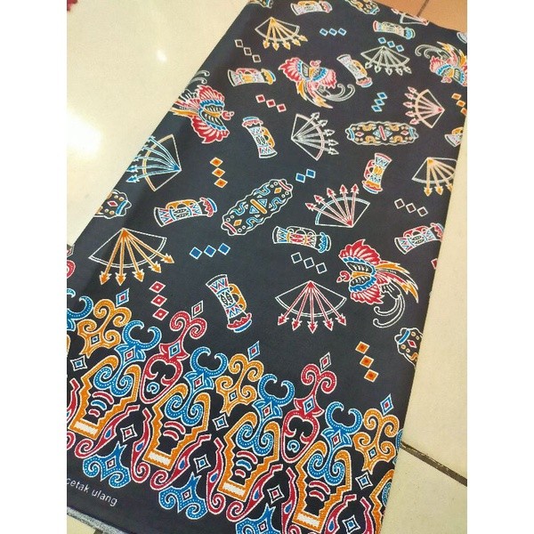 Kain Bahan Katun Batik Papua / Kain Batik Motif Papua / Tradisional Papua