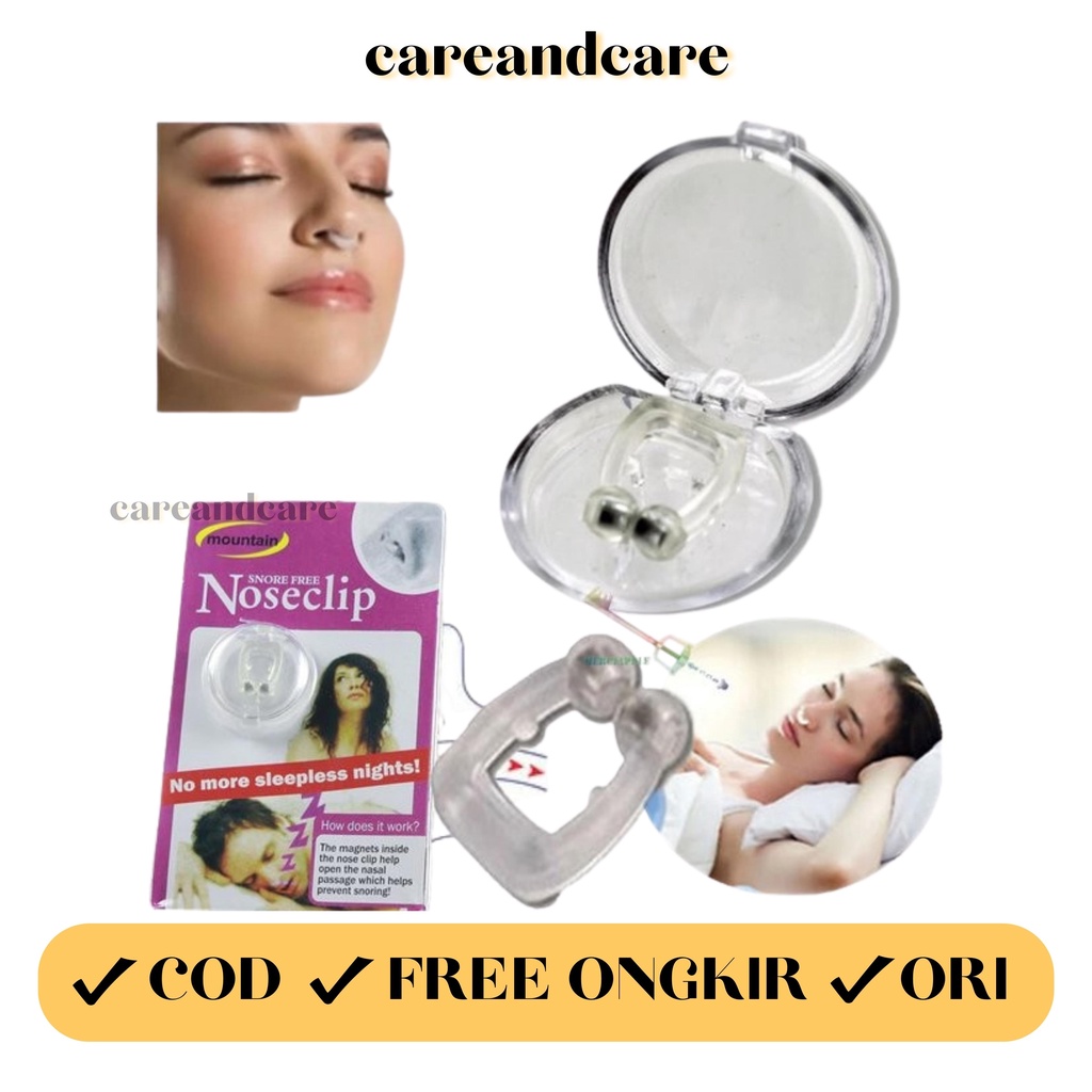 Alat Anti Dengkur Penghilang Ngorok Snore Free Magnetic Noseclip