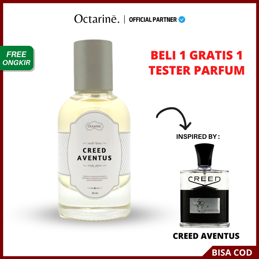 Parfum Pria Tahan Lama Aroma Fresh Maskulin by Octarine - Inspired by CREED AVENTUS | Parfume Farfum Perfume Minyak Wangi Cewek Cowok Murah Original