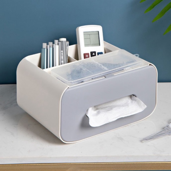 

Promo Kotak Tisu Organizer with Smartphone Holder - FQE-02 - White Diskon