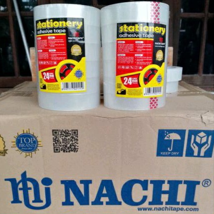 

(1 Slop) Stationery tape Nachi 1 inc/Isolasi nachi 24mm