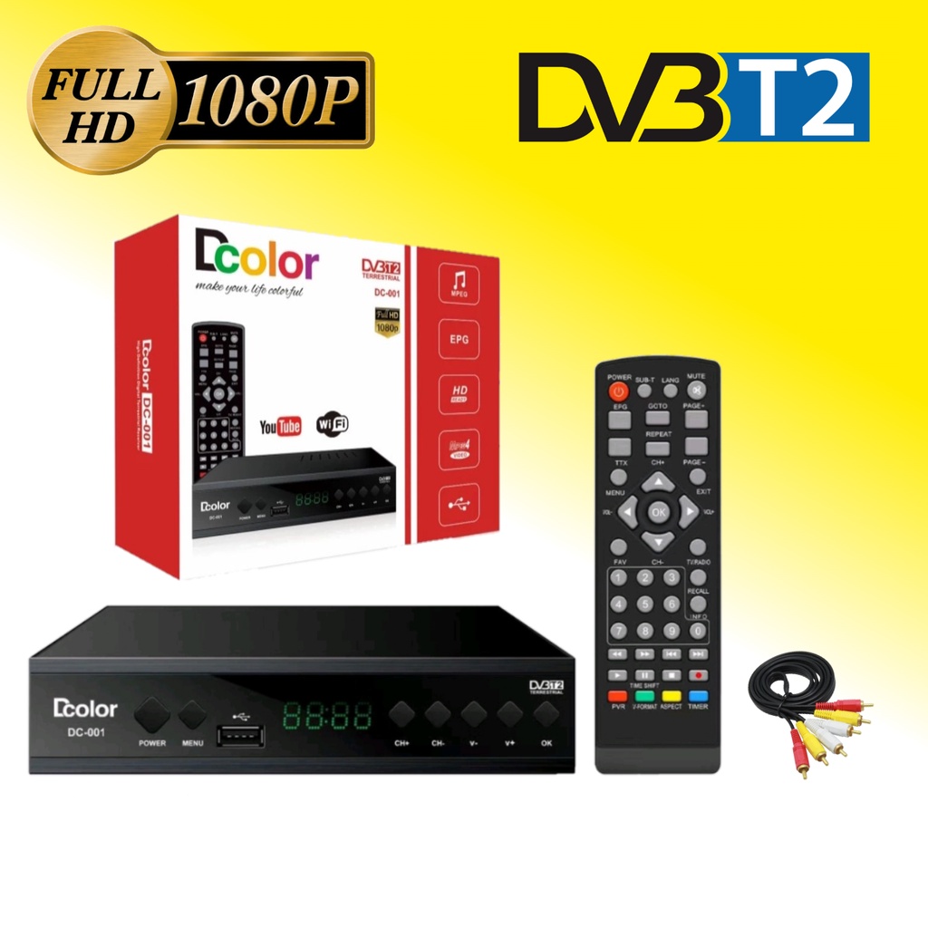 STB - Set Top Box Tv Digital  DVB T2