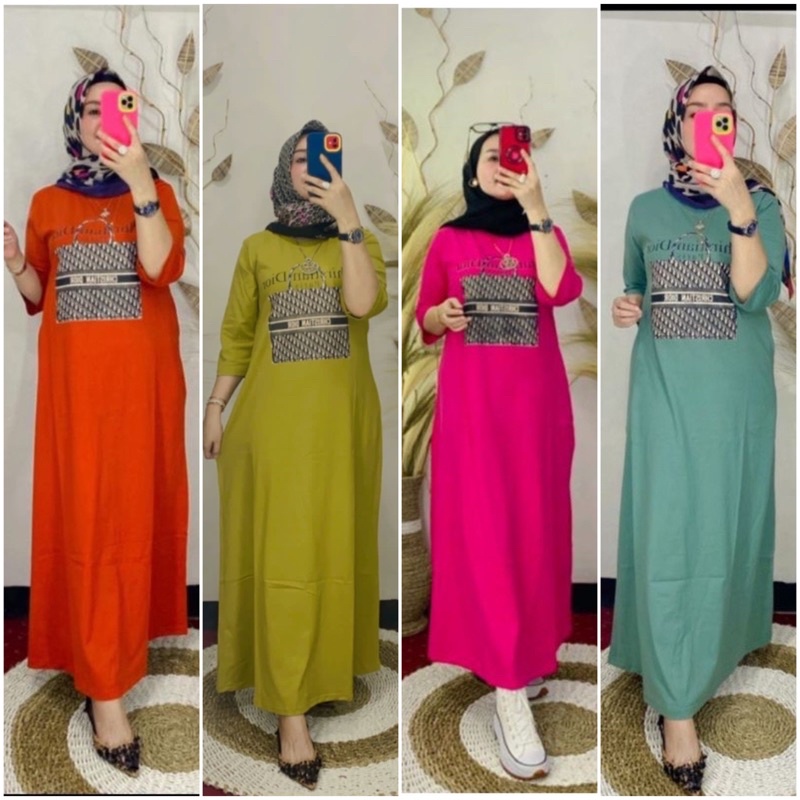 GAMIS WANITA DIOR BY NABIL JUMBO DAN STANDAR KEKINIAN