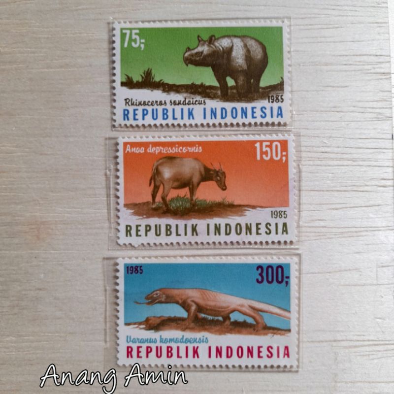

LOT.F123 PRANGKO INDONESIA I-323 3V MARGASATWA 1985