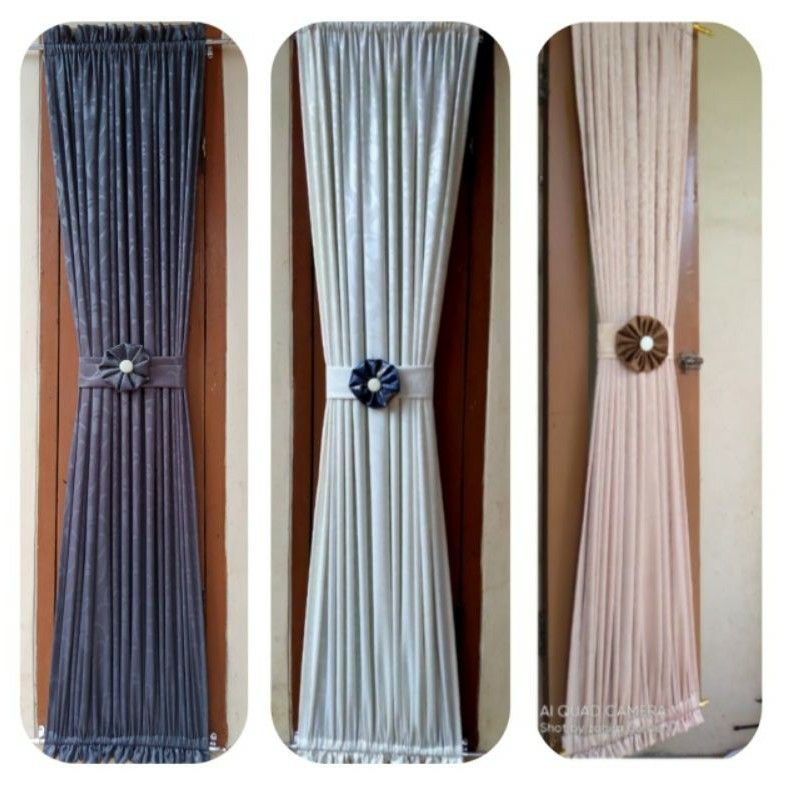 GORDEN IKAT KUPU KUPU BAHAN EMBOS POLOS TEBAL