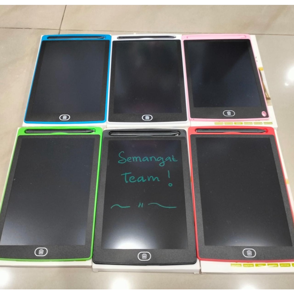 Lcd writing board 8,5&quot; / papan tulis anak